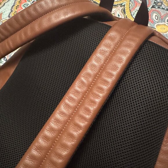 Tan and Black Coach Backpack - Picture 8 of 12